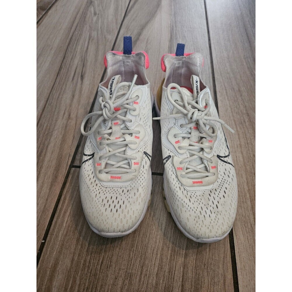 Size 9 - Nike React Vision White Astronomy Blue Women's Casual Sneakers - Picture 5 of 13